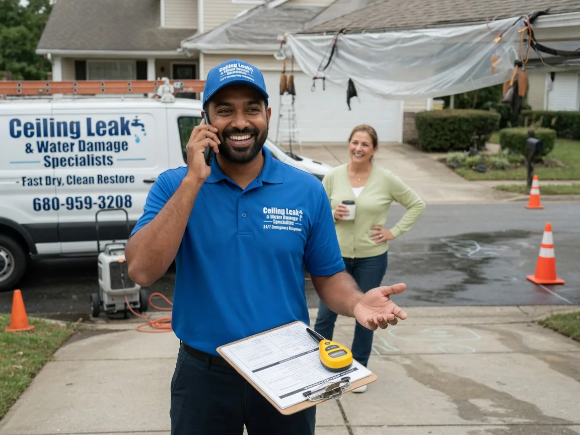 Ceiling Leak Cleanup Eastlake, MI FAQs